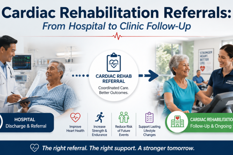 Cardiac Rehabilitation Referrals: From Hospital to Clinic Follow-Up